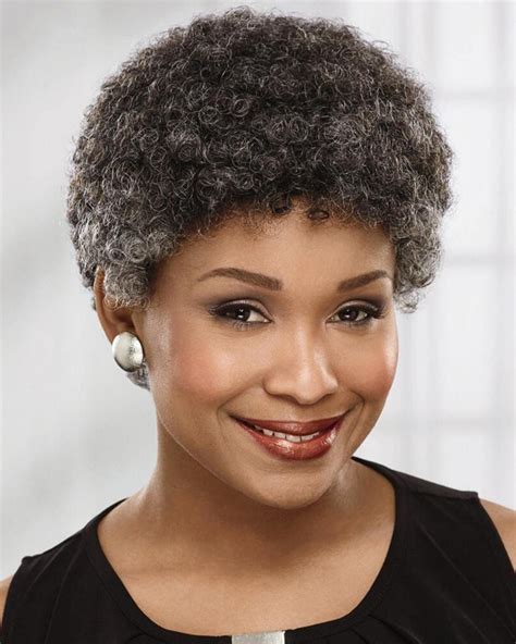 amazon short afro wigs|short afro wigs with gray.